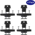 Kayak Drain Plug Kit, Hull Coarse Thread Bung for Canoe Boat, 4 PCs with Screws Replacement Hardware