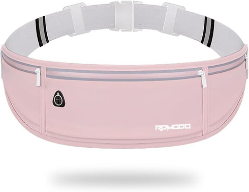 Running Belt Fanny Packs for Women, Water Resistant Large Capacity Waist Pack for iPhone 15 14 13, Lightweight Running