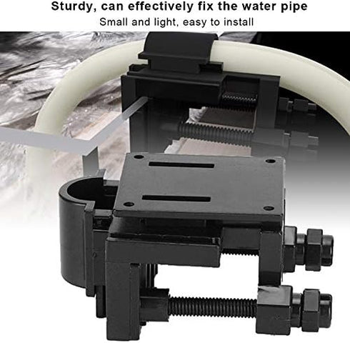 TOPINCN 2Pcs Aquarium Water Hose Holder Pipe Clamp Mounting Clip 7x5.6cm Aquarium Water Pipe Holder Hose Clamp Clip for Tube Dia Within 18mm