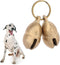 Copper Bell for Small Pet Collar, 0.85 inch Tracker Noise Maker Anti-theft Bell, 4pcs