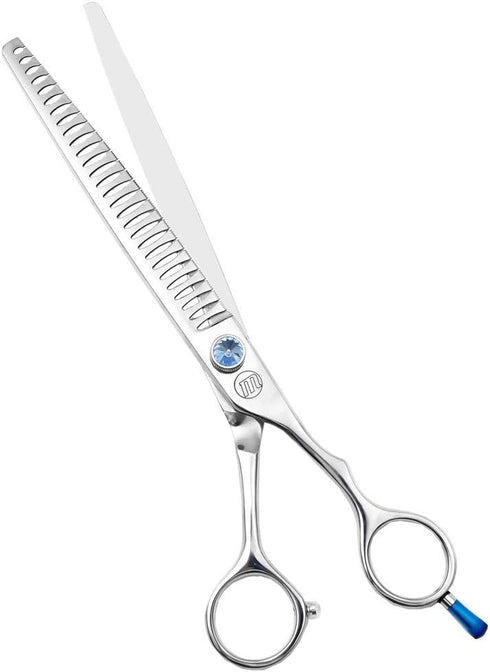 Moontay Professional Dog Grooming Scissors Kit, JP-440C Stainless Steel for Cutting and Trimming (8")