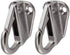 haowei Fender Hook - 2Pcs Heavy Duty 316 Stainless Steel Safety Spring Snap-Type Fender Hanger