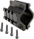 Scope Barrel Clamp Mount Adapter with Weaver Picatinny Rail