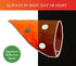 SPOT THE DOG! Reflective Dog Bandanas - High Visibility Safety Dog Accessories for Small, Large Dogs, Orange Collar
