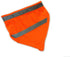 Encell Set of 2 Dog Reflective Scarf Safety Pet Bandana, Orange, Medium Size