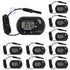 10 Pack Digital Aquarium Thermometer, Fish Tank and Reptile Thermometer with Large LCD Display