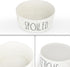 27OZ Ceramic Dog Bowl, 6'' Extra Large Non-Slip Food Water Bowl, Heavy Duty Porcelain Pet Feeder, White