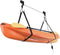 Kayak Ceiling Storage Bike Mount Hoist Lift System for Canoe Paddleboard Bike Ladder 100 lbs Capacity with Straps