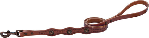 Weaver Leather Sundance Dog Leash 3/4 x 4-Feet, Brown