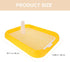 ULTECHNOVO Dog Litter Box Mesh Training Toilet Potty Tray for Puppy and Small Size Dog Indoor Dogs Potty Training Pads