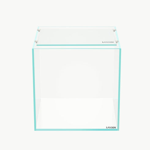 LANDEN 4mm Thick Clear Glass Aquarium Lid, 282 x 225mm (11.1x8.86 inches) with 4 Clips for Secure Placement