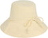 Women Cotton Summer Bucket Hat, Wide Brim UV Protection Floppy Beach Hat for Vacay Hiking Travel