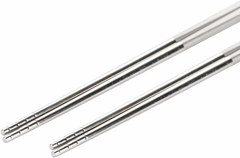 Ultralight Titanium Solid Chopsticks, Long Handle Utensil Set for Camping, Hiking, Backpacking & Home