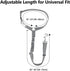 Plutus Pet Dog Seat Belt for Car Headrest, Reflective and Adjustable Restraint with Elastic Bungee for Safety, Vehicle