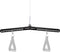 32" D Handle Cable Crossover Double Pulley System Workout Rope Exercise Machine