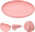 Ceramic Pet Bowl, Shallow Cat Food Water Dish, Whisker Fatigue Cute Feeding Container for Dogs, Rabbits