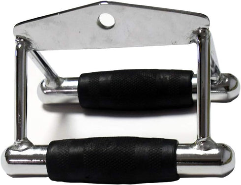 LAT Pull Down Bar, Deluxe Strength Training Single Double D Handle Tricep Rope, V-Shaped Rotating Straight Press Down