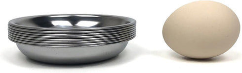 8PCS Stainless Steel Pet Feeding Bowls, Reptile Water Dish, Cat and Dog Bowls for Food and Water