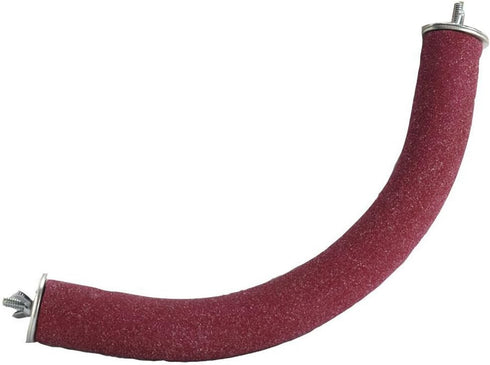 Hypeety Bird Perch U Shape Wood Stand for Parakeets Cockatiels Conures Macaws - Grinding Mouth Paws Claw Holder (Random