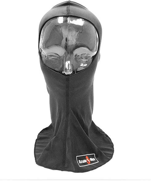 ScubaMax UV50 Spandex Hood for Warm Water Scuba Diving - Black