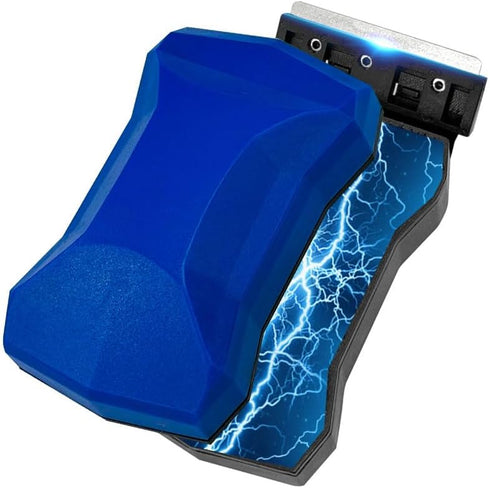 LYCLEAN Magnetic Fish Tank Glass Cleaner, Dual-Blades Algae Scraper Glass Cleaner Scrubber with