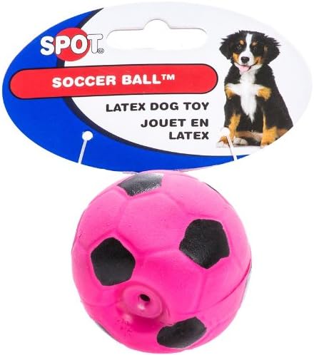 Spot Soccer Latex Ball Dog Toy Size:Pack of 3