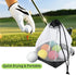 Nylon Mesh Drawstring Ball Bag Pouch for 36 Balls Storage Holder Accessory