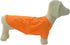 Lovelonglong Pet Clothing, Dog Costumes Blank T-Shirt for Dachshund & Corgi Dogs (100% Cotton, Orange, D-L)