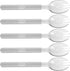 Multifunctional Spork 2 in 1 Thick Translucent Grey Fork and Spoon Compact