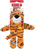 3 Pack KONG Wild Knots Dog Toys Bear, Giraffe & Tiger Durable Plush Toys with Internal Knotted Rope & Squeaker Soft