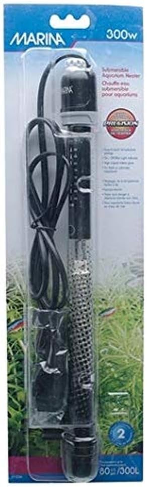 Hydrofarm Fluval Marina Submersible Heater for Aquarium, 50-watt