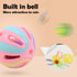 1.9" 6PCS, Toy(3 1 Colorful Cat Toy Balls with Bell Interactive Hollow Design, Plastic, Training Exercise in Color B)
