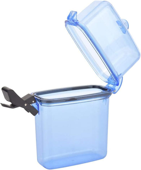 T best Diving Dry Box, Underwater Plastic Transparent Floating Watertight Case Waterproof Diving Sealing Dry Storage Box with Rope Hook for Surfing Canoe Kayak(Transparent Blue)