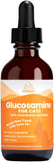 100% Natural Liquid Glucosamine Chondroitin with MSM – Hip & Joint Supplement for Senior Cats, 2 Oz