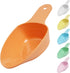 Dog Food Scoop, Melamine Pet Food Measuring Cup - 1 Cup, 1/2 Cup, 1/4 Cup, Dishwasher Safe - Orange