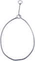 Silver Dog Chain Collar, Heavy Links Choke Training Collar, 26 in, 5 mm