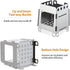 Lixada Camping Wood Stove, Folding Lightweight Stainless Steel Wood Burning Stove for Outdoor Camping