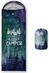 Sleeping Bag for Adults Kids, Green Mountain Camp Van, Lightweight Warm Portable Outdoor Waterproof