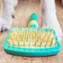 Deshedding Dog Bath Brush, Curry Brush for Short-Hair Dogs, Shampoo, Massage and Deshed, Use Wet or Dry, Professional