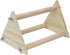 Parrot Wood Perch for Bird, 7.9x5.5x5.5 inch Training Stand for Macaw, African Greys, Budgies, Cockatoo