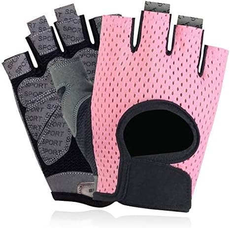 QNLALZM Workout Gloves Breathable Non-Slip Silica Gel Grip Exercise Gloves for Men Women Weightlifting Yoga Dumbbell