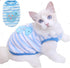ANIAC Cute Rabbit Pet Costume, Soft Bunny Vest T-Shirt for Kitten, Ferret, Chihuahua, Puppy (XS, Blue Wooden Horse)