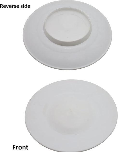 PEHHAH 28cm 350g Large Juggling Plate Heavy & Thick Spinning Plates with Wooden Sticks Professional for Performance