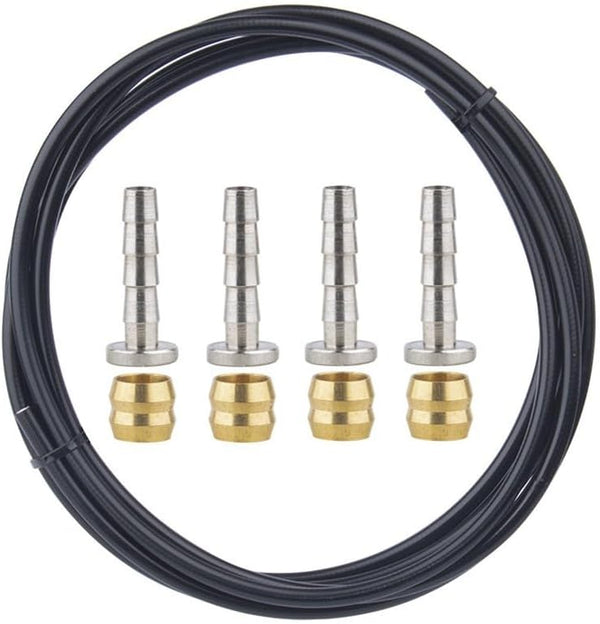 Shophubio SM-BH59 BH90, Set 2.5m, Bike(bh-59) Hydraulic Brake Hose Kit for Bike Disc Brake Line with Olive Insert, MTB