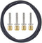 Shophubio SM-BH59 BH90, Set 2.5m, Bike(bh-59) Hydraulic Brake Hose Kit for Bike Disc Brake Line with Olive Insert, MTB