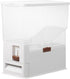 14.8QT (14L) Navaris Pet Food Container - Dry Food Storage for Cats and Dogs or Other Pets - Durable Transparent Design