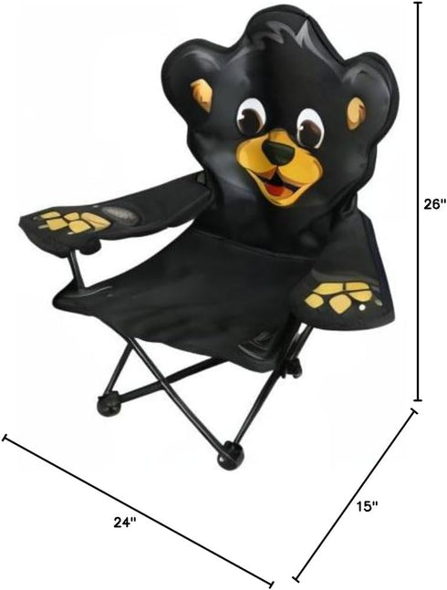 Wilcor Kids Camping Chair | Folding Outdoor Chair for Toddlers | Boys or Girls | Lightweight, Portable, and Durable |