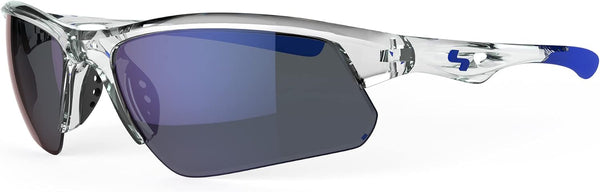 Sundog Stack Trueblue Men's Sunglasses - Crystal Clear with Blue Accent
