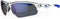 Sundog Stack Trueblue Men's Sunglasses - Crystal Clear with Blue Accent