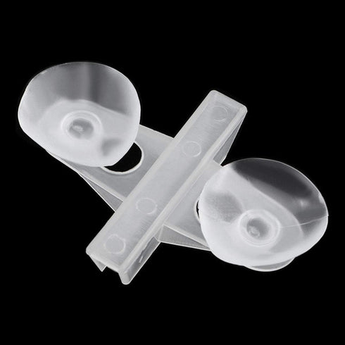 12PCS White Suction Cup Holder for Aquarium Fish Tank Breeding Divider Clip Bracket